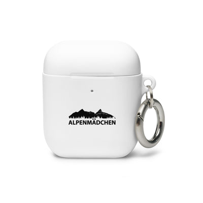 Alpenmadchen - AirPods Case berge Weiß AirPods