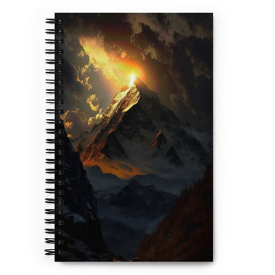 Himalaya Gebirge, Sonnenuntergang - Landschaft - Notizbuch berge xxx Default Title