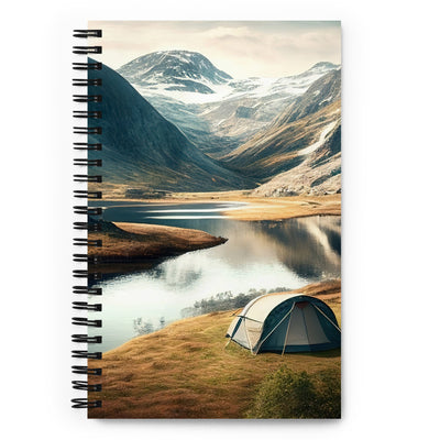 Zelt, Berge und Bergsee - Notizbuch camping xxx Default Title