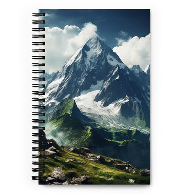 Gigantischer Berg - Landschaftsmalerei - Notizbuch berge xxx Default Title