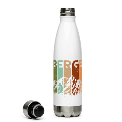 Berge - Vintage - Edelstahl Trinkflasche berge Default Title