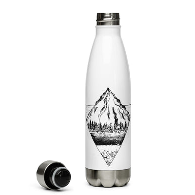 Berg - Geometrisch - Edelstahl Trinkflasche berge wandern Default Title