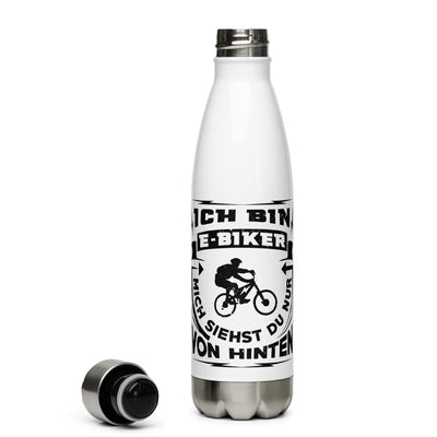 Bin Ein E-Biker - Siehst Mich Von Hinten - Edelstahl Trinkflasche e-bike Default Title