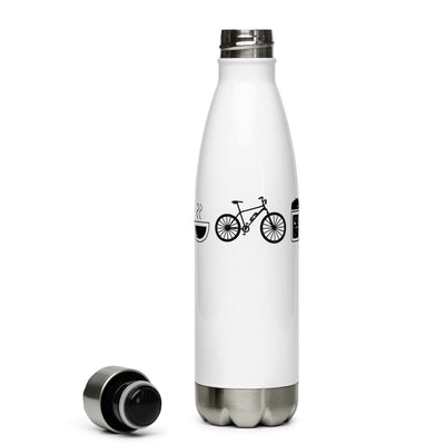 Kaffee, Bier Und E-Bike - Edelstahl Trinkflasche e-bike Default Title