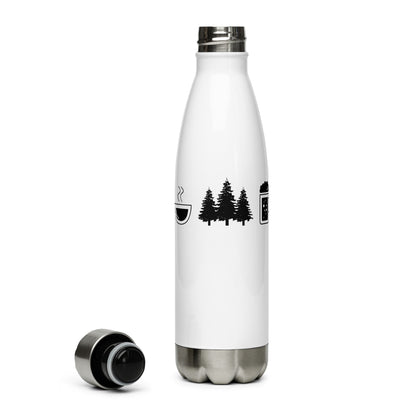 Kaffee, Bier Und Bäume - Edelstahl Trinkflasche camping Default Title