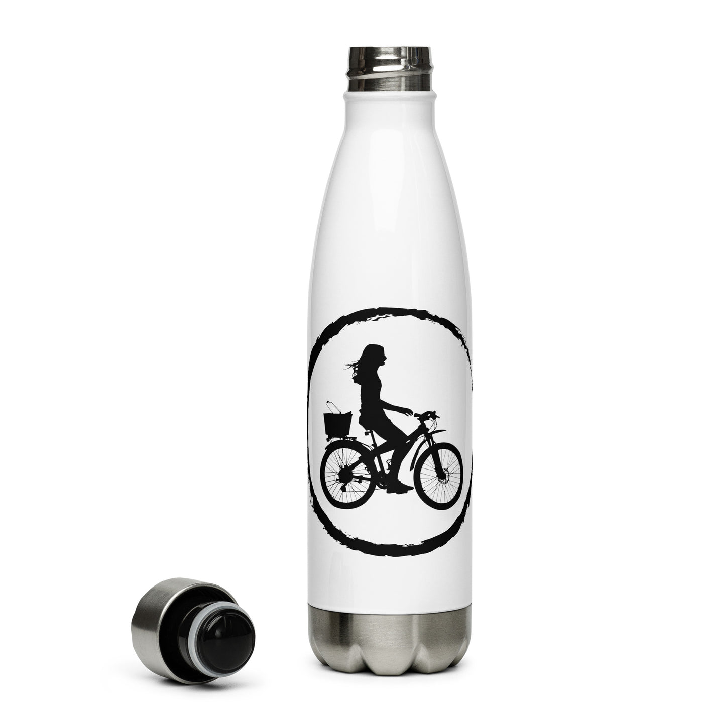 Kreis Und Radfahren - Edelstahl Trinkflasche fahrrad Default Title