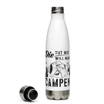 Die Will Nur Campen - Edelstahl Trinkflasche camping Default Title