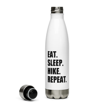 Eat Sleep Hike Repeat - Edelstahl Trinkflasche wandern Default Title