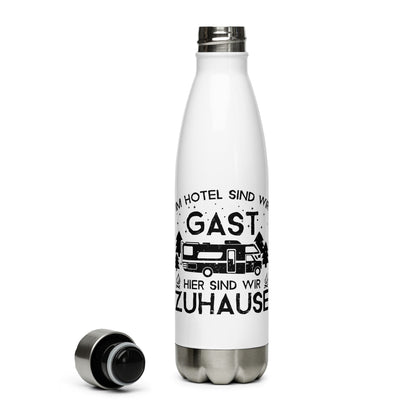 Im Hotel Zu Gast - Hier Zuhause - Edelstahl Trinkflasche camping Default Title