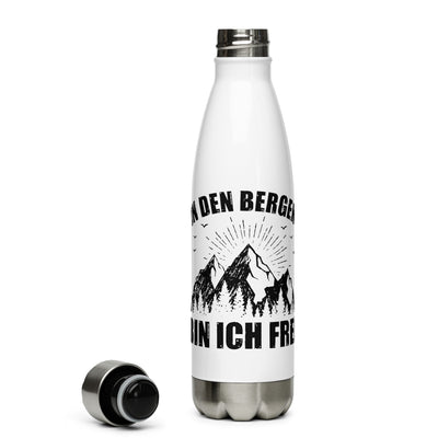 In Den Bergen Bin Ich Frei - Edelstahl Trinkflasche berge Default Title