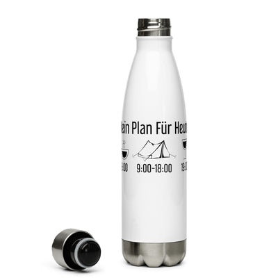 Mein Plan Für Heute 1 - Edelstahl Trinkflasche camping Default Title