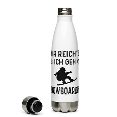 Mir Reicht'S Ich Gen Snowboarden - Edelstahl Trinkflasche snowboarden Default Title