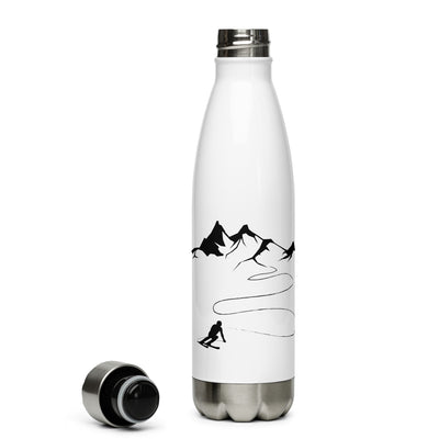 Berg - Skifahren - Edelstahl Trinkflasche ski Default Title