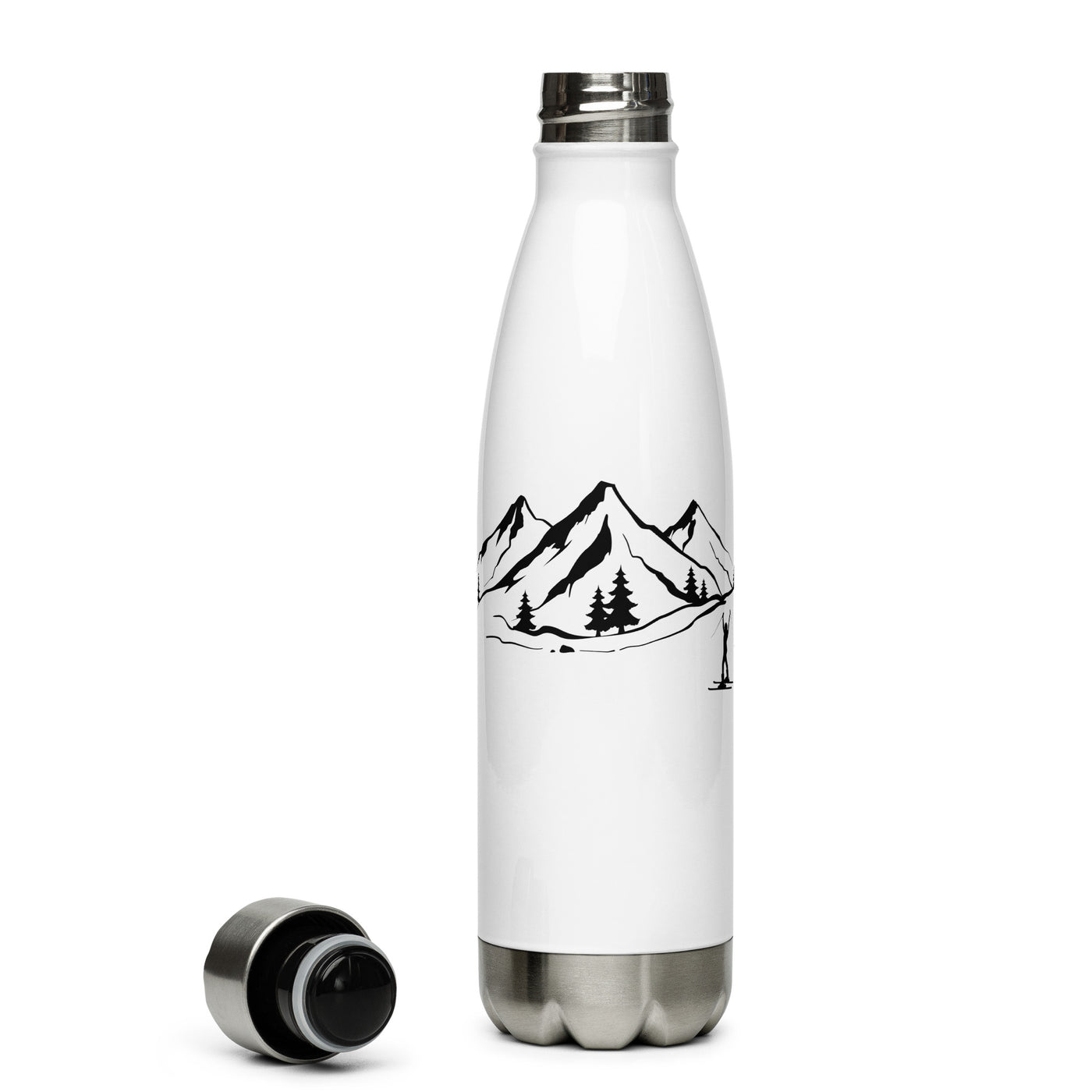 Berg Und Skifahren - Edelstahl Trinkflasche ski Default Title