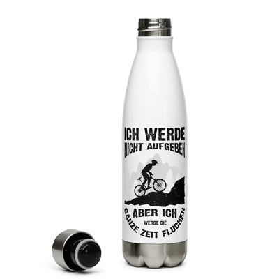 Nicht Aufgeben, Aber Fluchen - Mountainbike - Edelstahl Trinkflasche mountainbike Default Title