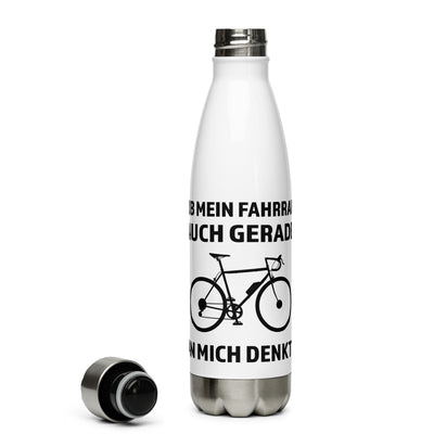 Ob Mein Fahrrad Gerade An Mich Denkt - Edelstahl Trinkflasche fahrrad Default Title