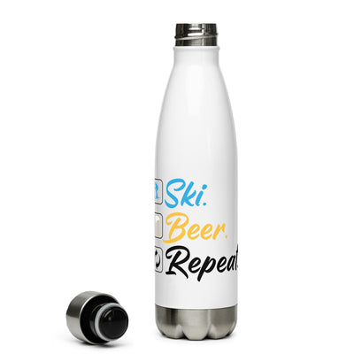 Ski. Beer. Repeat. - (S.K) - Edelstahl Trinkflasche klettern Default Title