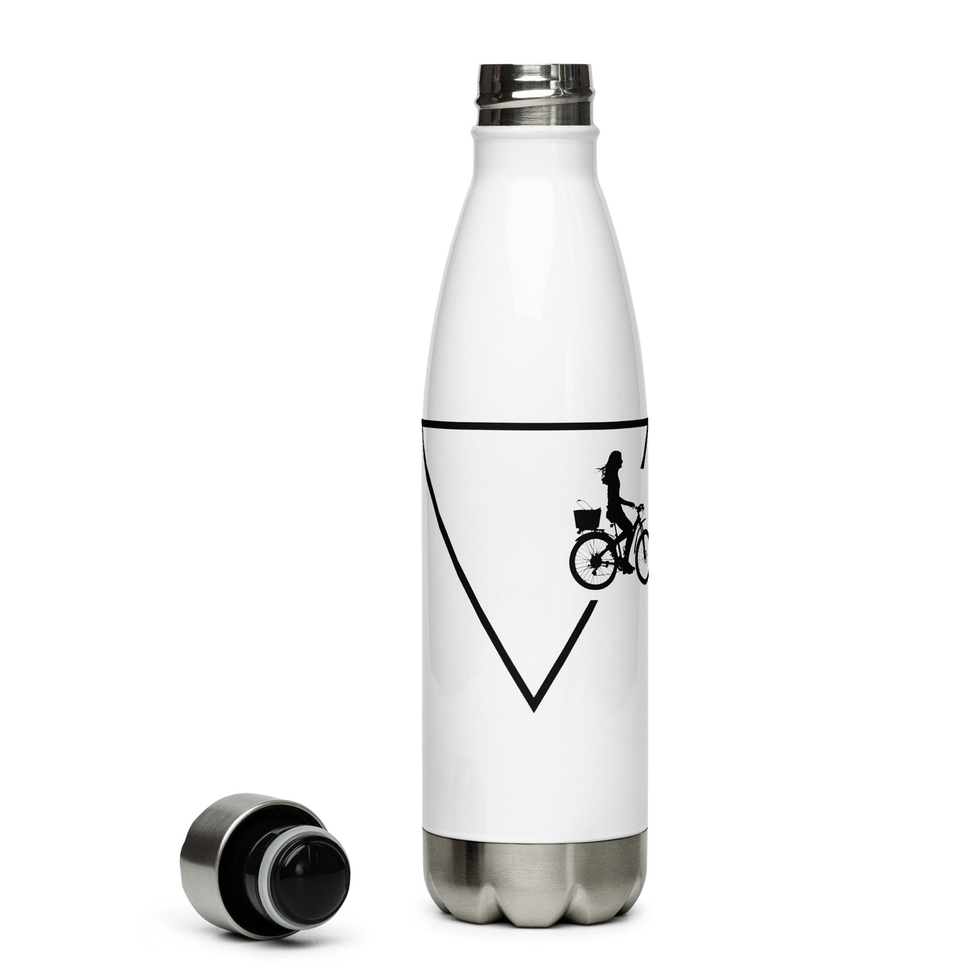 Dreieck 1 Und Radfahren - Edelstahl Trinkflasche fahrrad Default Title