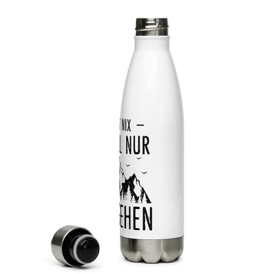Die Tut Nix Die Will Nur Berggehen - Edelstahl Trinkflasche berge