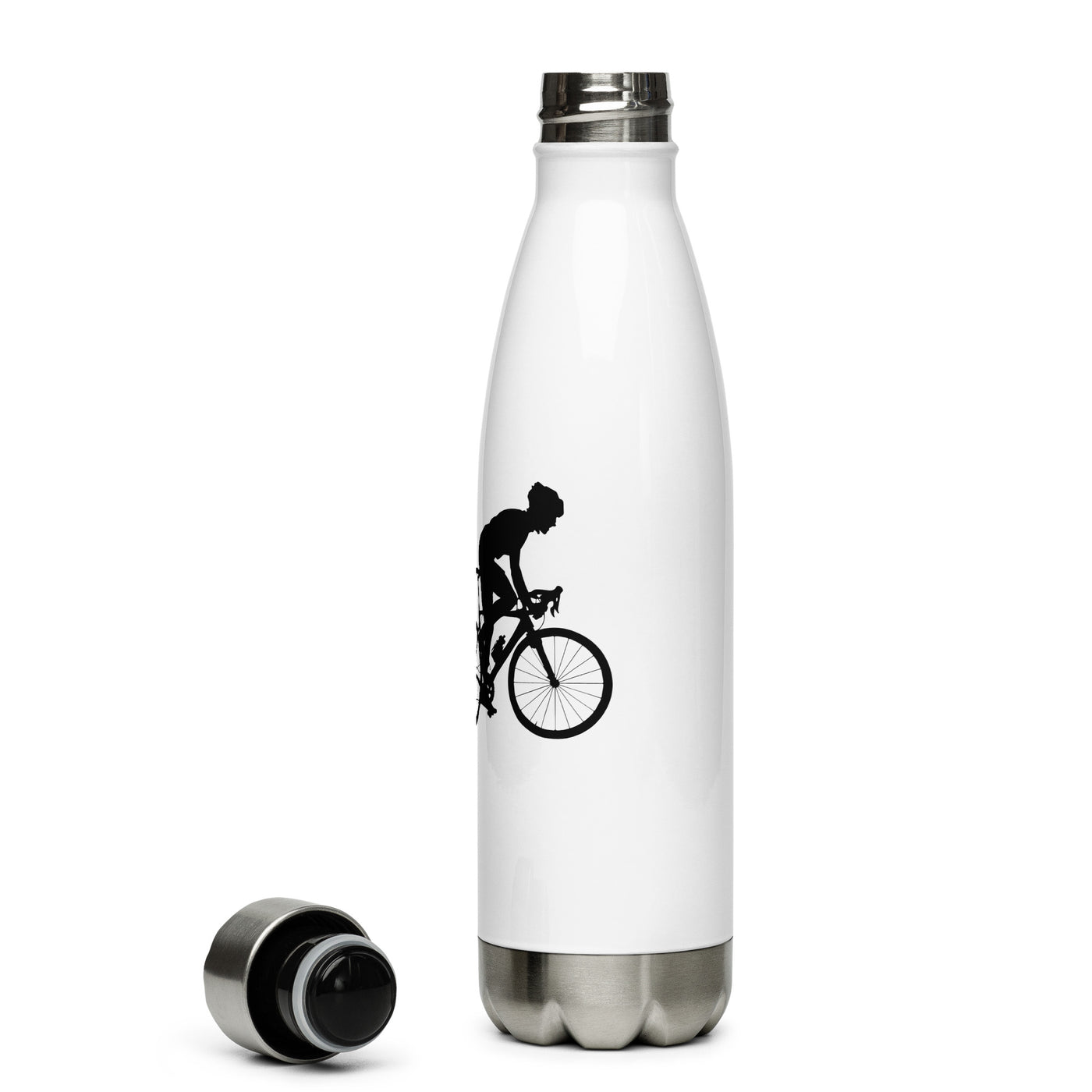 Hashtag - Mann Radfahren - Edelstahl Trinkflasche fahrrad