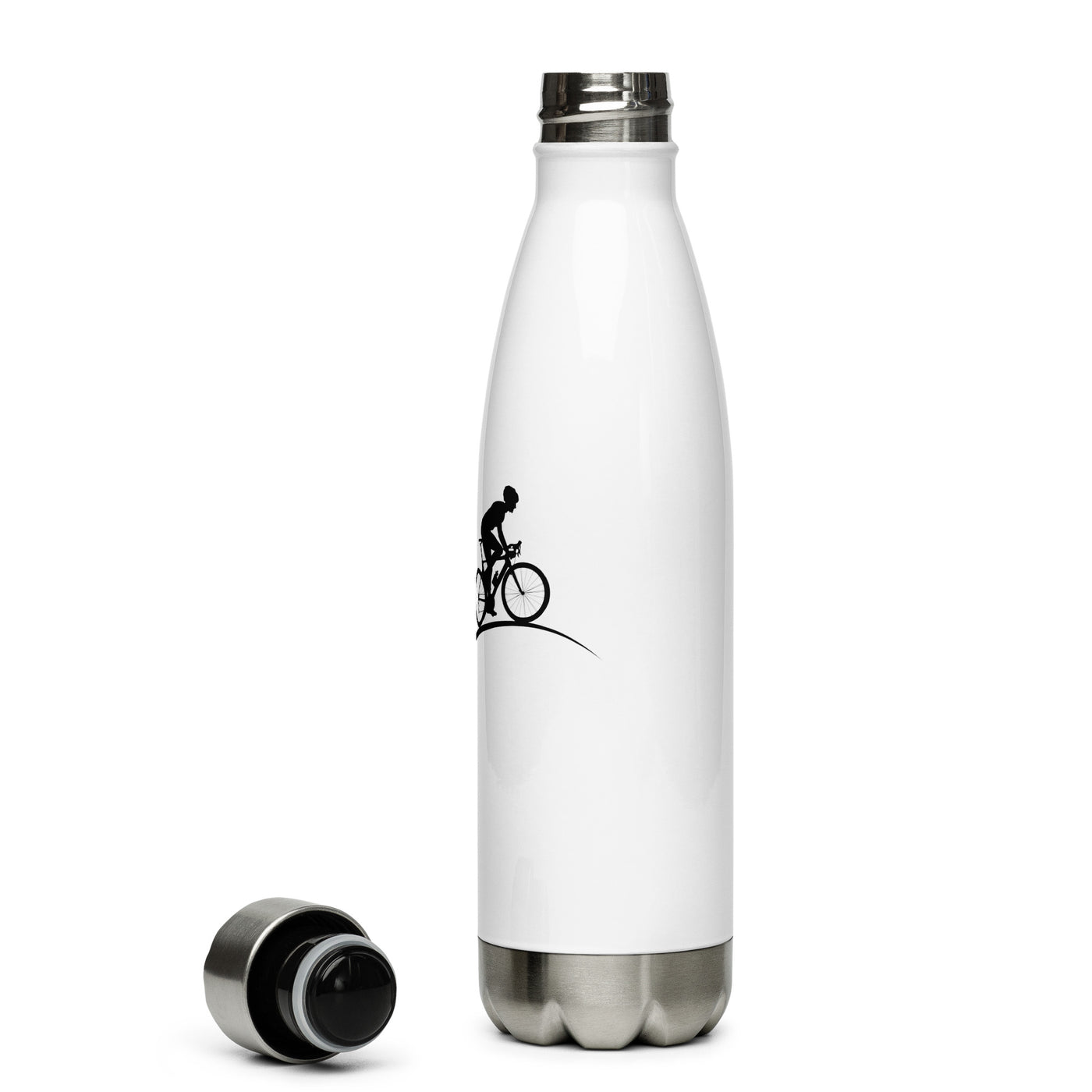 Herz 1 Und Radfahren - Edelstahl Trinkflasche fahrrad