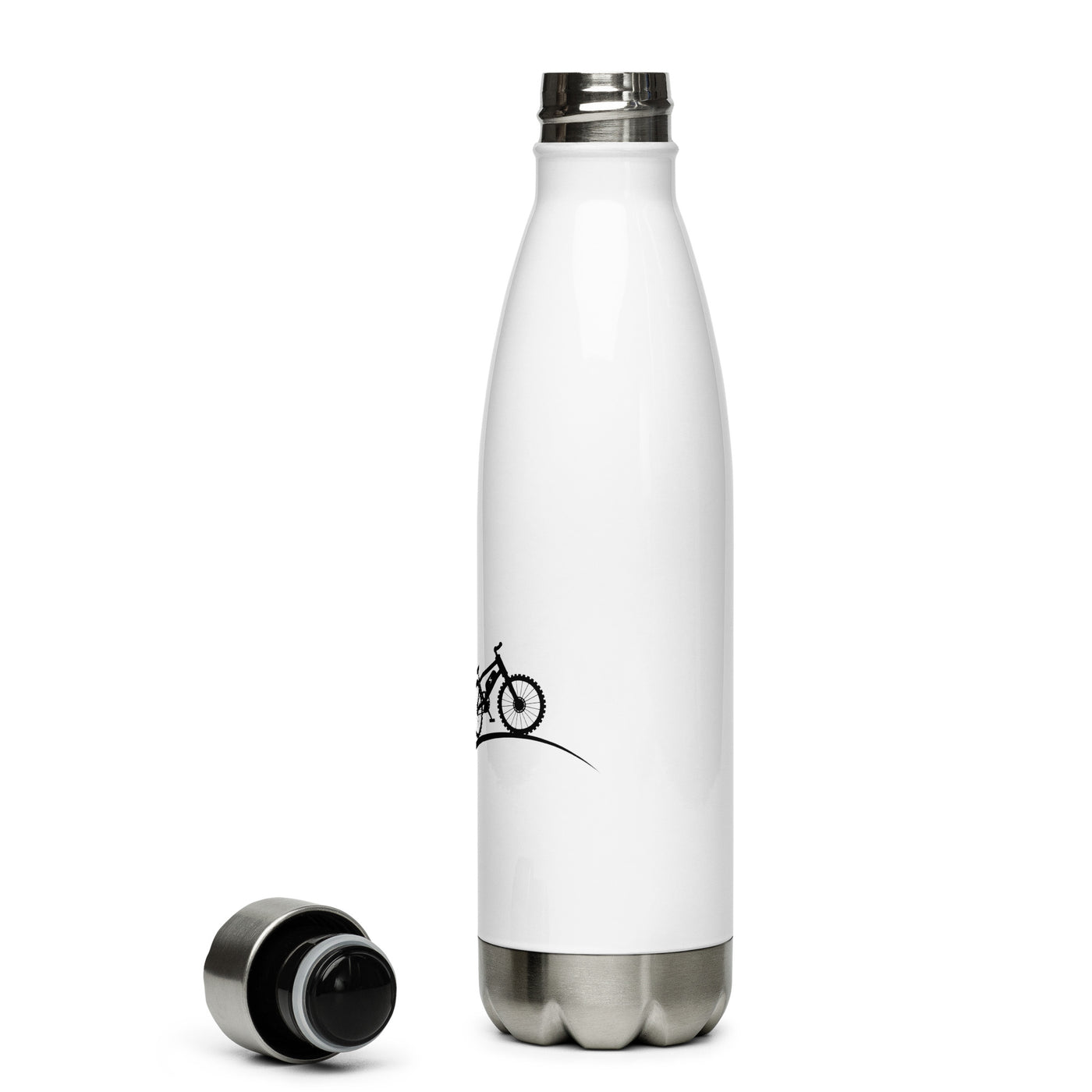 Herz Und E-Bike - Edelstahl Trinkflasche e-bike