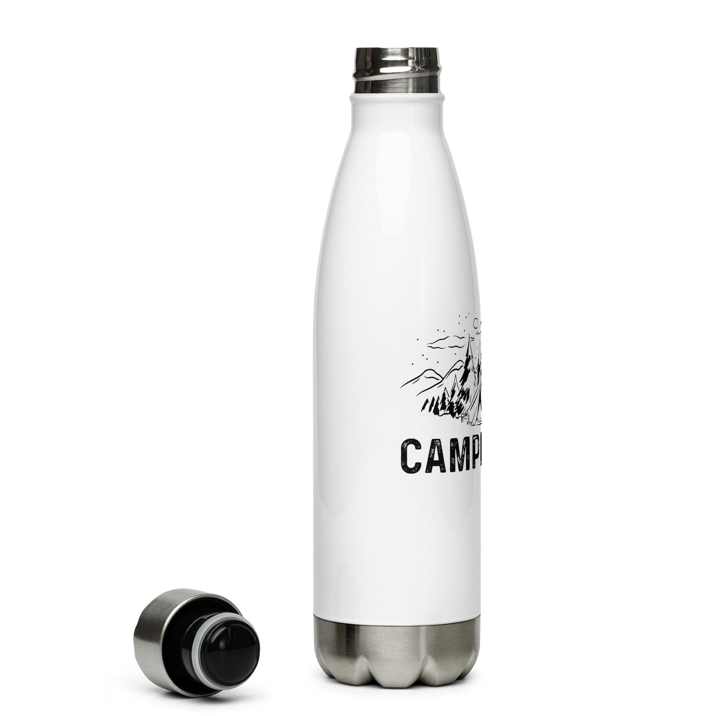 Camping Vater 2 - Edelstahl Trinkflasche camping
