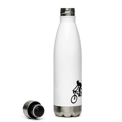 Kurvenlinie – Radfahren - Edelstahl Trinkflasche fahrrad