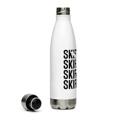 Skifahren - Edelstahl Trinkflasche ski