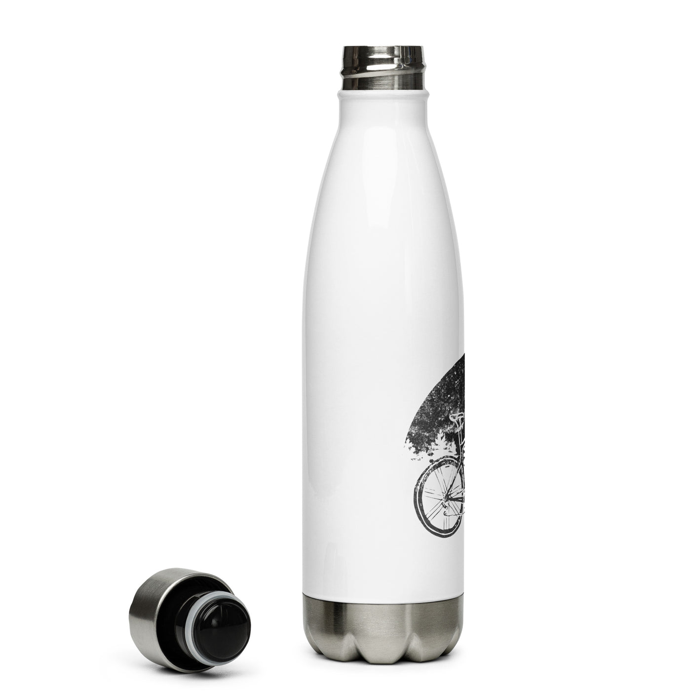 Sonne - Radfahren - Edelstahl Trinkflasche fahrrad
