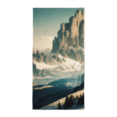 Dolomiten - Landschaftsmalerei - Handtuch berge xxx Default Title