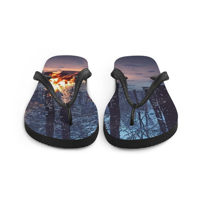 Lagerfeuer im Winter - Camping Foto - Flip Flops camping xxx