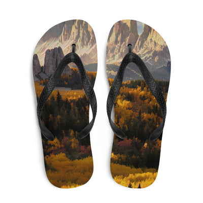 Dolomiten Berge - Malerei - Flip Flops berge xxx