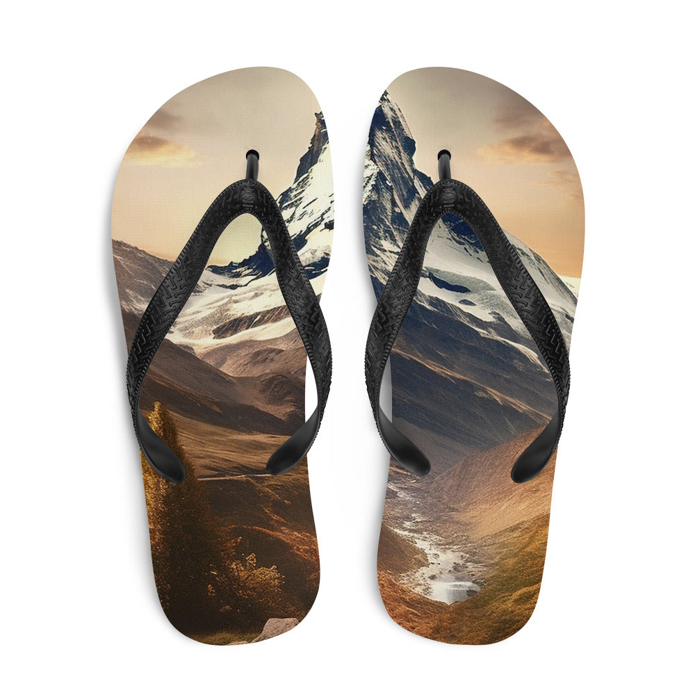 Matterhorn - Epische Malerei - Landschaft - Flip Flops berge xxx