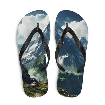 Gigantischer Berg - Landschaftsmalerei - Flip Flops berge xxx