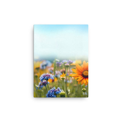 Foto von Blumen im Sonnenschein - Nahaufnahme - Dünne Leinwand camping xxx 30.5 x 40.6 cm