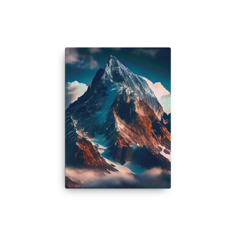 Berge und Nebel - Dünne Leinwand berge xxx 30.5 x 40.6 cm