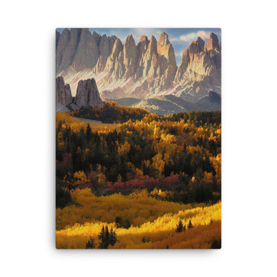 Dolomiten Berge - Malerei - Dünne Leinwand berge xxx 45.7 x 61 cm