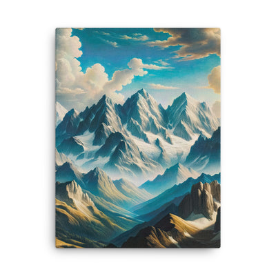 Ein Gemälde von Bergen, das eine epische Atmosphäre ausstrahlt. Kunst der Frührenaissance - Dünne Leinwand berge xxx yyy zzz 45.7 x 61 cm