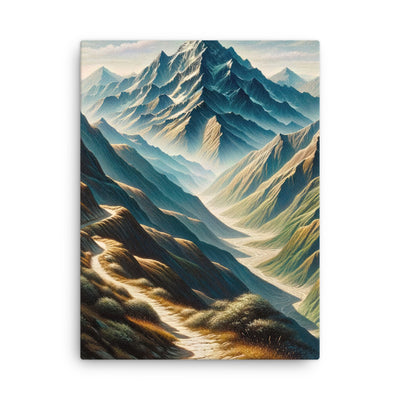 Berglandschaft: Acrylgemälde mit hervorgehobenem Pfad - Dünne Leinwand berge xxx yyy zzz 45.7 x 61 cm