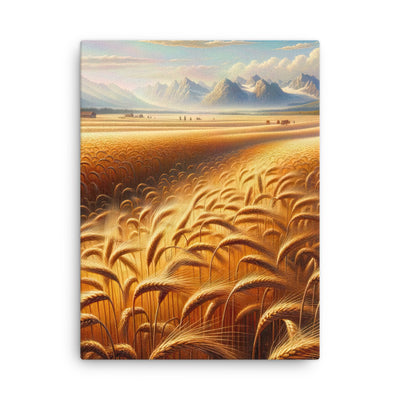 Ölgemälde eines bayerischen Weizenfeldes, endlose goldene Halme (TR) - Dünne Leinwand xxx yyy zzz 45.7 x 61 cm