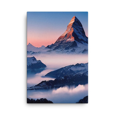 Matternhorn - Nebel - Berglandschaft - Malerei - Dünne Leinwand berge xxx 61 x 91.4 cm