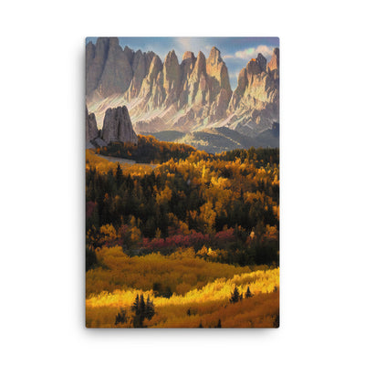 Dolomiten Berge - Malerei - Dünne Leinwand berge xxx 61 x 91.4 cm