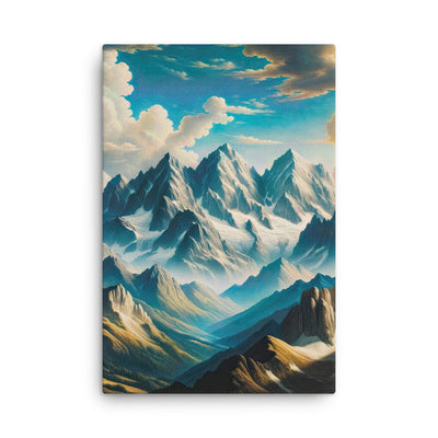 Ein Gemälde von Bergen, das eine epische Atmosphäre ausstrahlt. Kunst der Frührenaissance - Dünne Leinwand berge xxx yyy zzz 61 x 91.4 cm