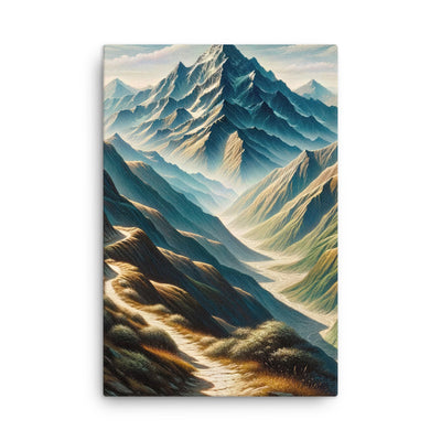 Berglandschaft: Acrylgemälde mit hervorgehobenem Pfad - Dünne Leinwand berge xxx yyy zzz 61 x 91.4 cm