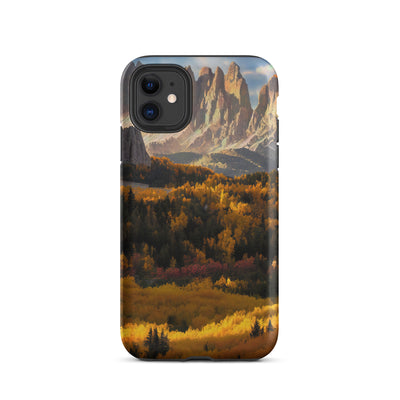 Dolomiten Berge - Malerei - iPhone Schutzhülle (robust) berge xxx iPhone 11