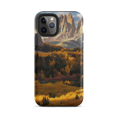 Dolomiten Berge - Malerei - iPhone Schutzhülle (robust) berge xxx iPhone 11 Pro