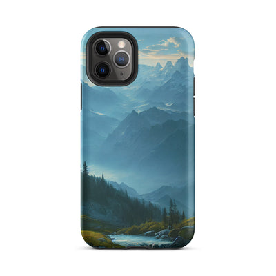 Gebirge, Wald und Bach - iPhone Schutzhülle (robust) berge xxx iPhone 11 Pro