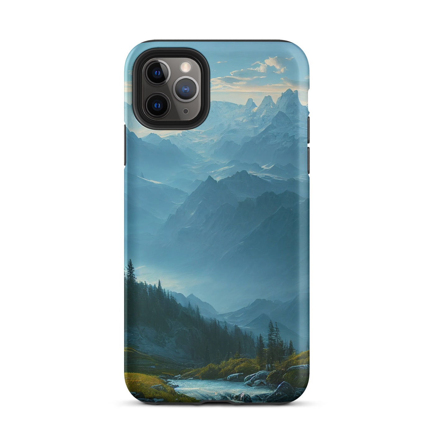 Gebirge, Wald und Bach - iPhone Schutzhülle (robust) berge xxx iPhone 11 Pro Max