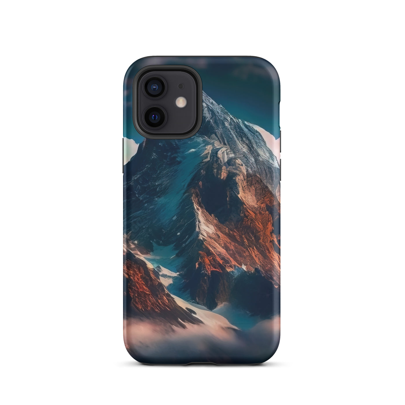 Berge und Nebel - iPhone Schutzhülle (robust) berge xxx iPhone 12